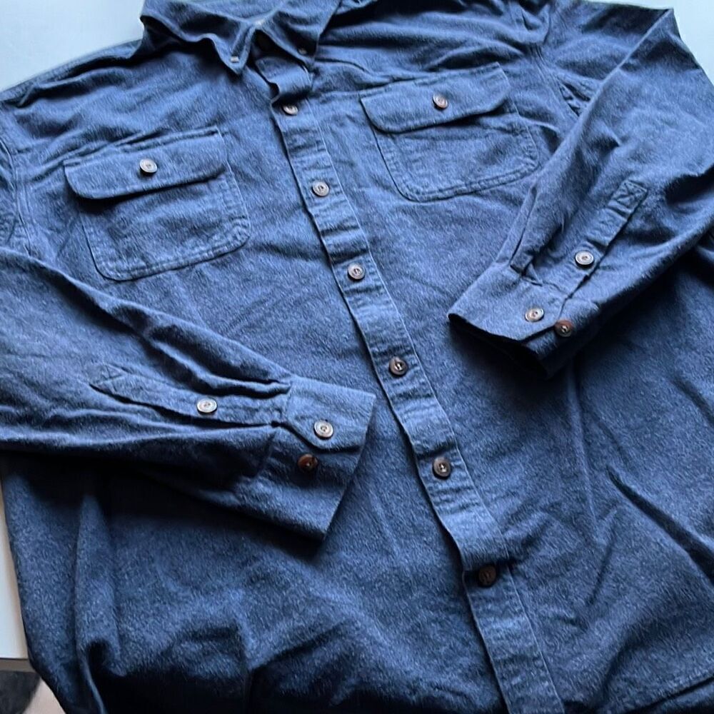 Duluth Trading Co. Button Down Cotton Flannel Sz. XL